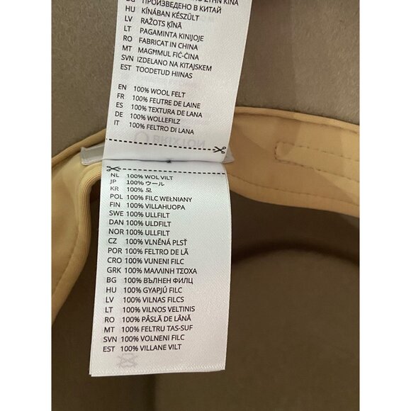 Brixton Womens Elle Wool Felt Bucket Hat Beige Size M 7 1/4 (58 cm) Quiet Luxury - Picture 6 of 13